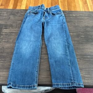 Mini Boden Kids Medium Blue Straight-Leg Denim Jeans